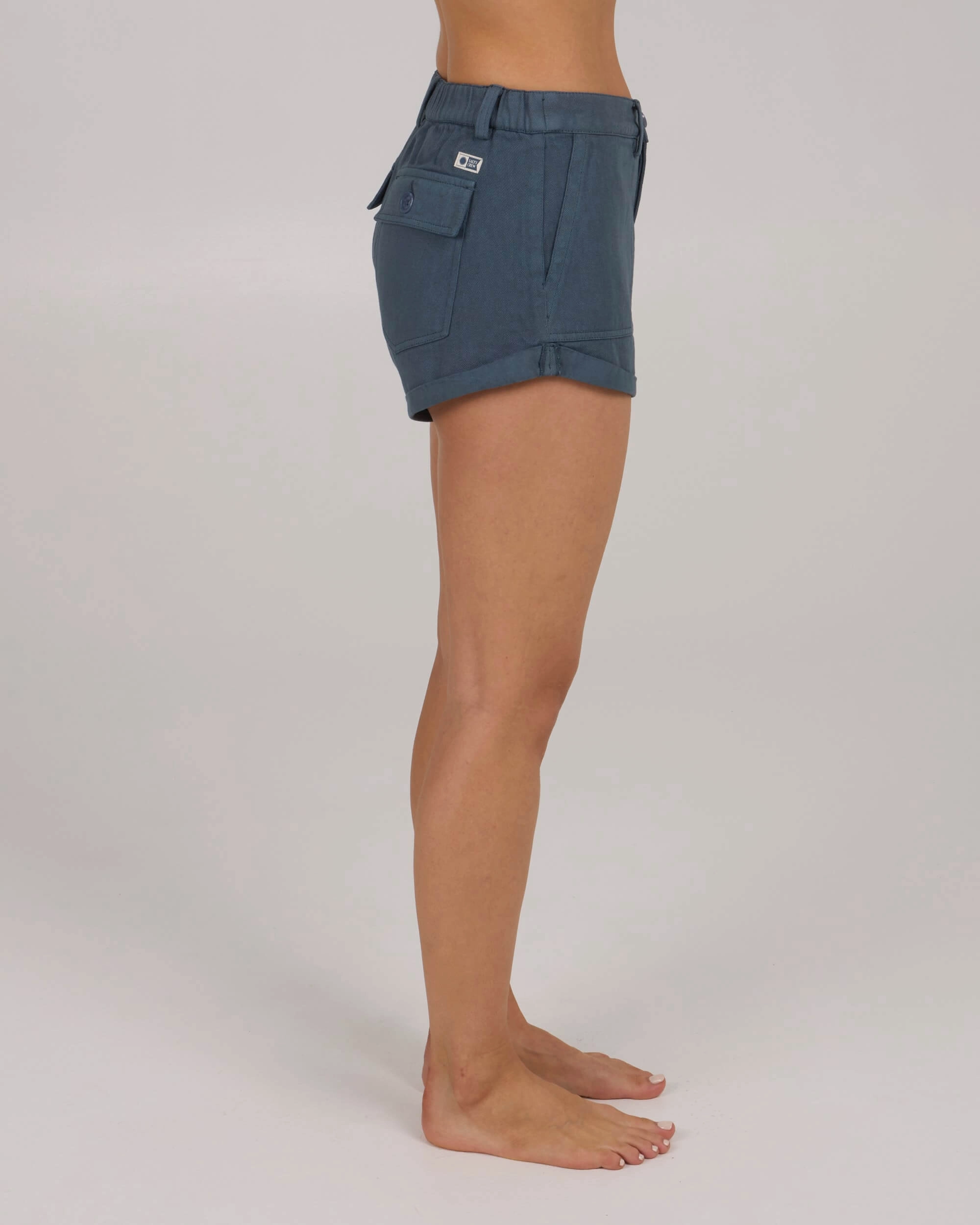 Trail Short - Fin Blue Slim Stretch