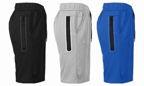 Performance Fit 3-PACK Men's Tech Fleece Performance Active Shorts Set