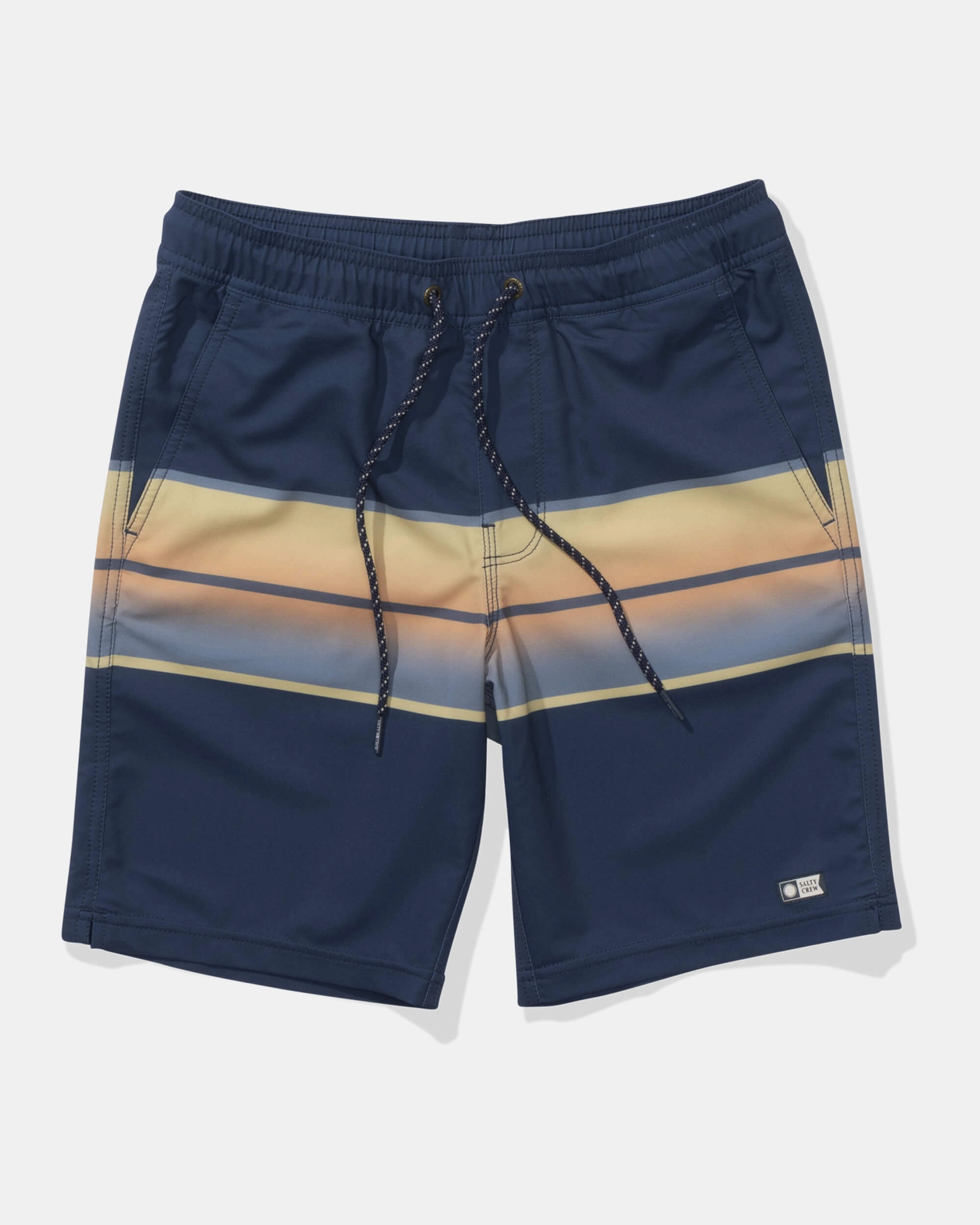 Lightweight Shorts Sweat Resistant Coating Sunup  Volley Kids - Bluefin