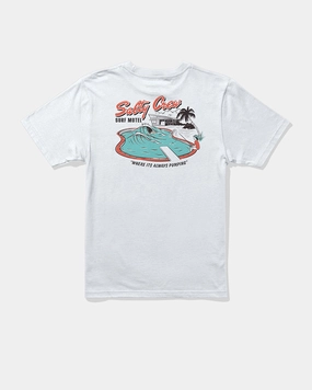 Breathable Underarm Gussets Surf Motel  Ss Tee Kids - White