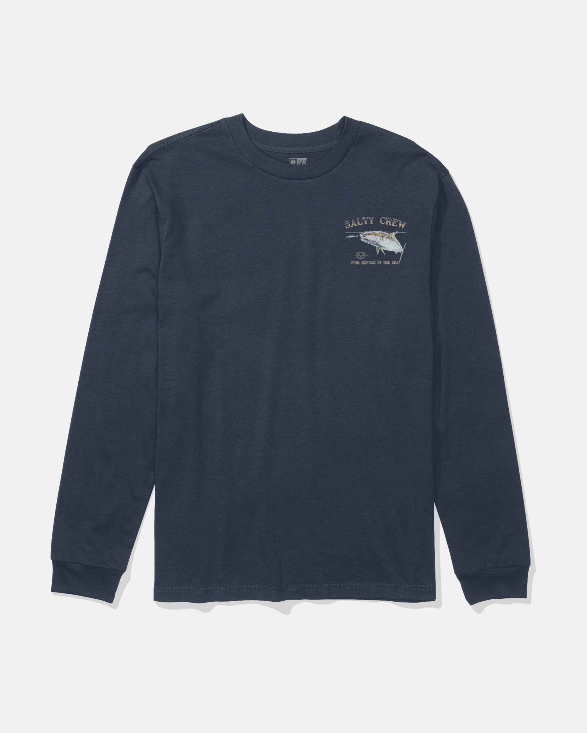 Fit For Comfort Soft and Flexible Surface Ls Tee - Navy