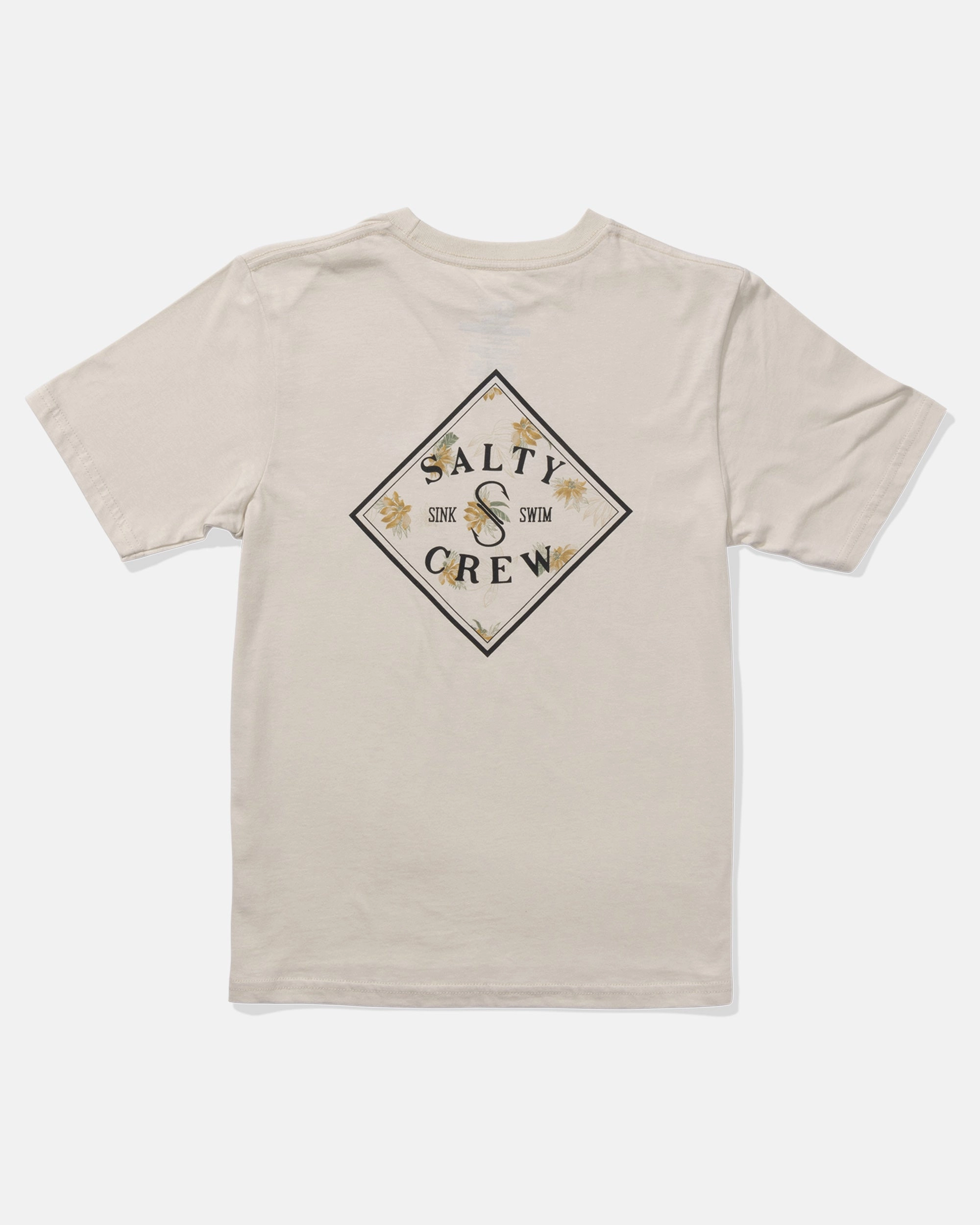 Tippet Fill Ss Tee - Moonbeam EthicalProduction Relaxed and Easy