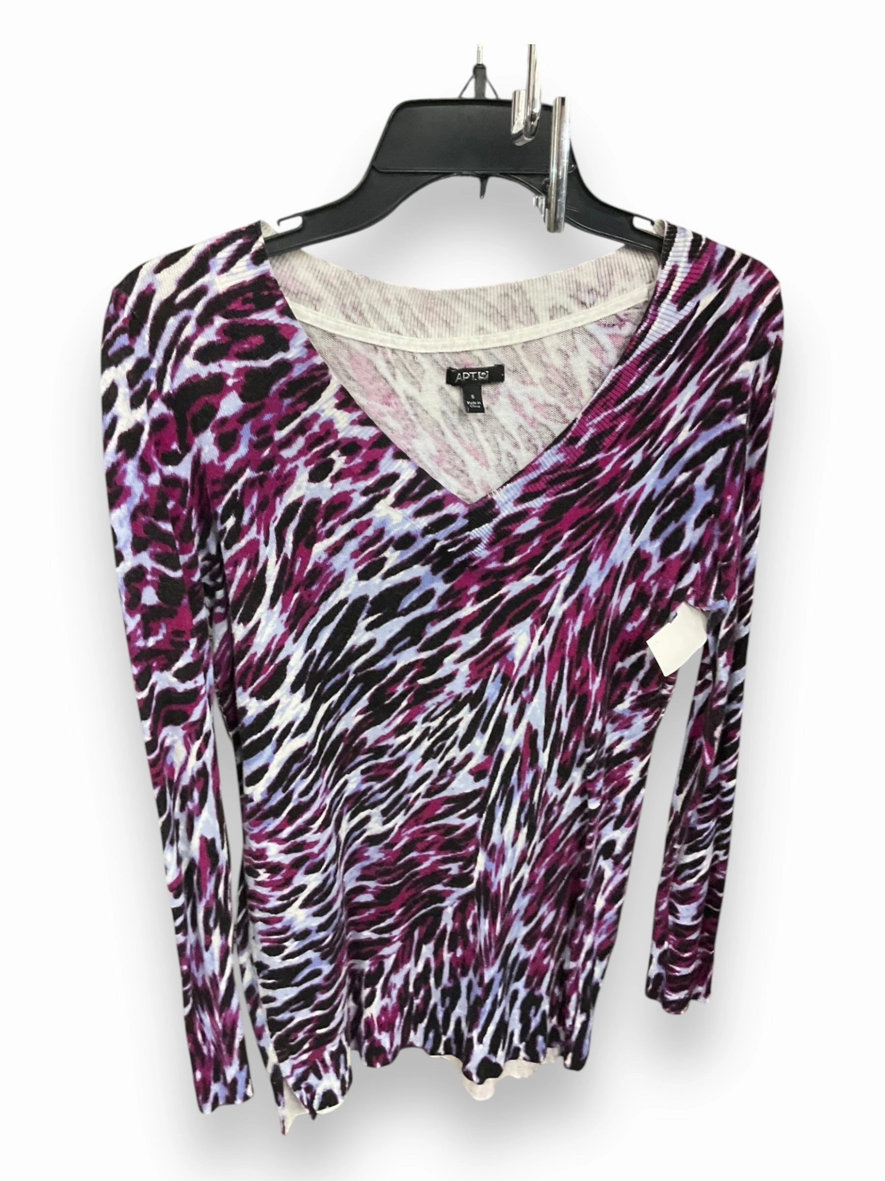 Sweater By Apt 9 In Animal Print, Size: S AntiPilling