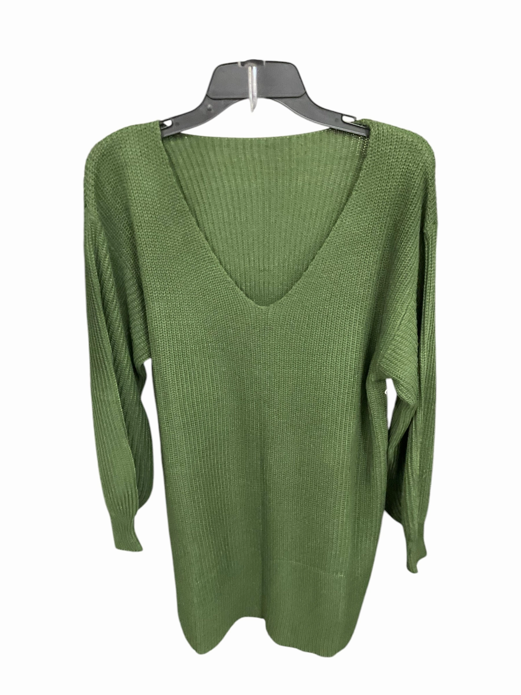 Sweater By Clothes Mentor In Green, Size: S All-Weather Wear Italian Flair