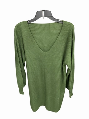 Sweater By Clothes Mentor In Green, Size: S All-Weather Wear Italian Flair