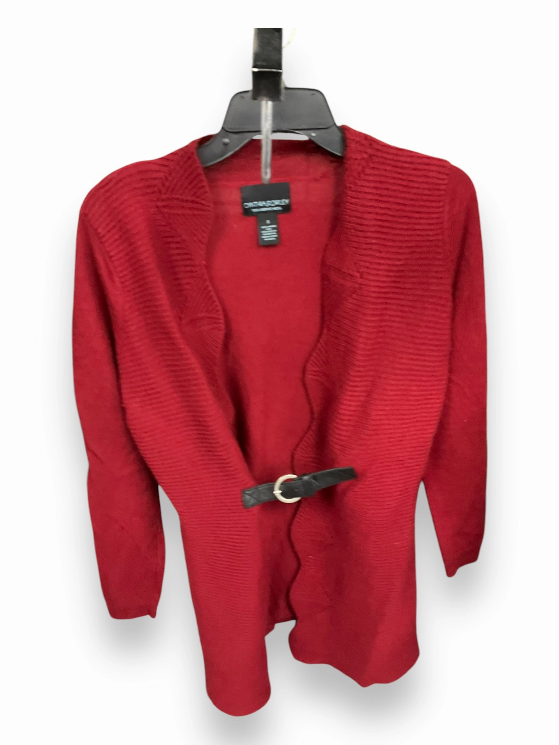 Sweater By Cynthia Rowley In Red, Size: S Basic Wear EcoFriendlyMaterial