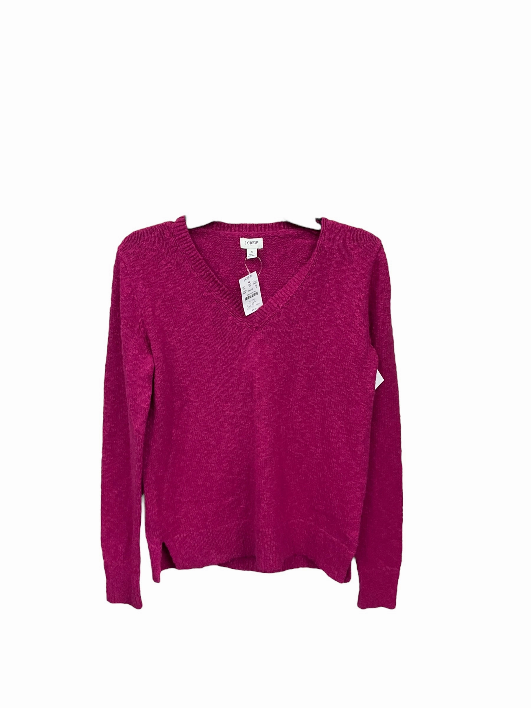 DoubleStitched Seams Sweater By J. Crew In Pink, Size: S