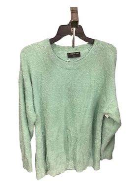 Sweater By Lane Bryant In Green & Silver, Size: 18 Adaptable Outfit