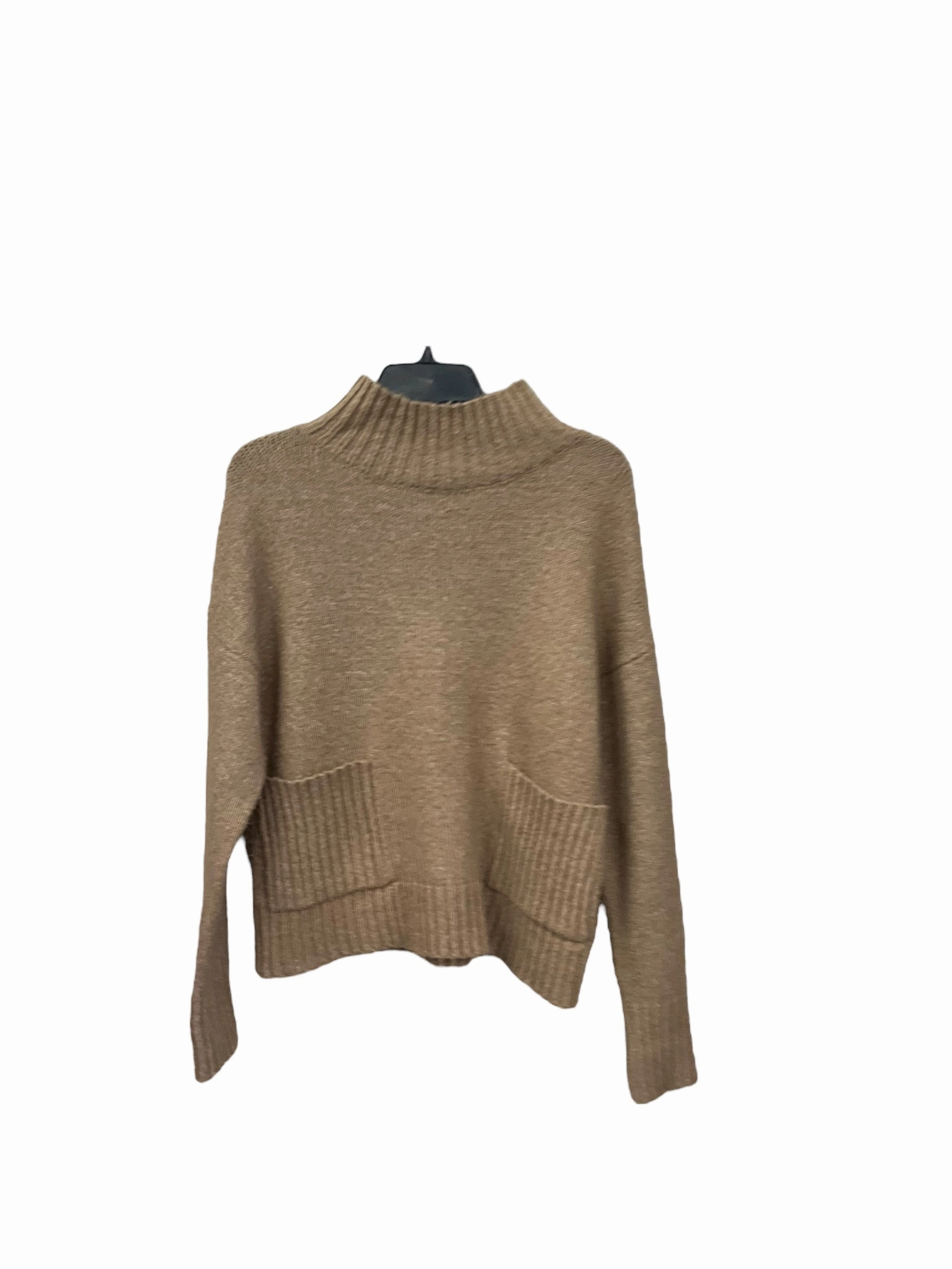 Heavy Silk Sweater By Love By Design In Tan, Size: S