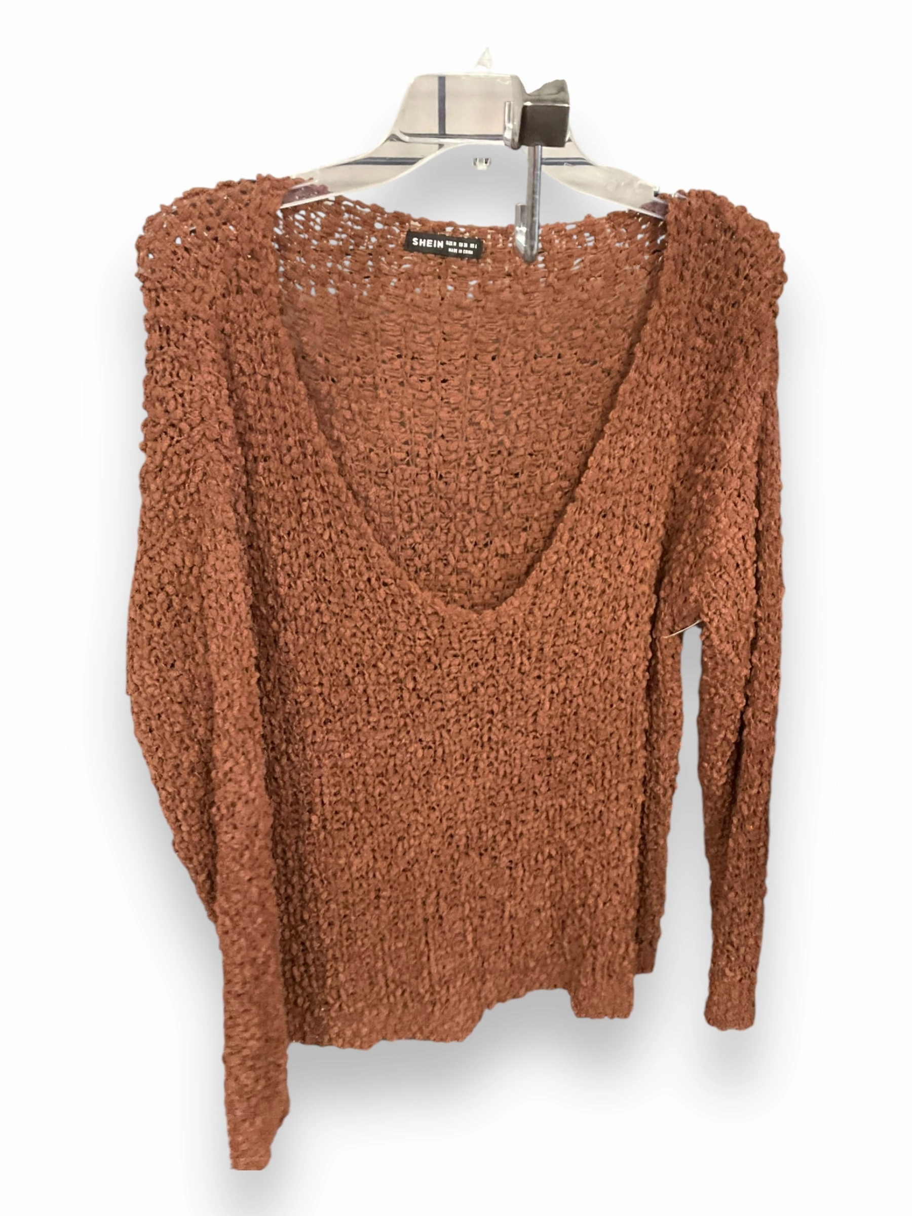 Sweater By Shein In Brown, Size: M fresh start Elegant Top