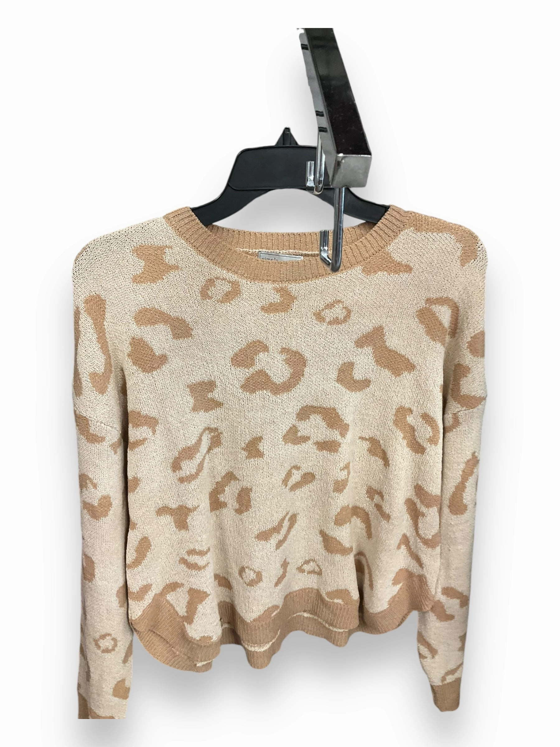 Sweater By Simply Southern In Beige, Size: Xl Luxury Core