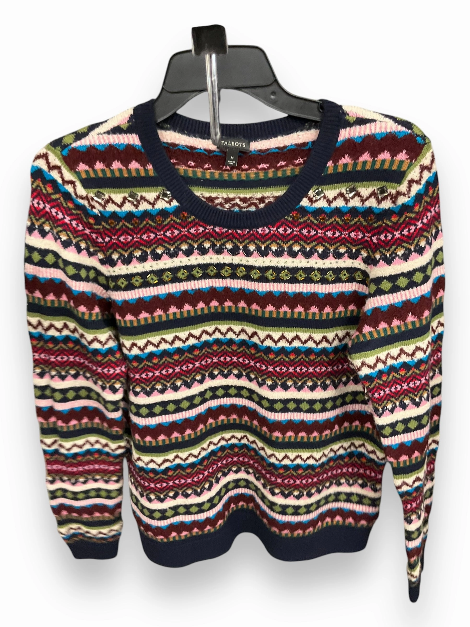 Sweater By Talbots In Multi-colored, Size: M Body Free