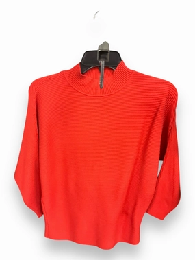 Sweater By Vince Camuto In Orange, Size: Xs HighDensityWeave