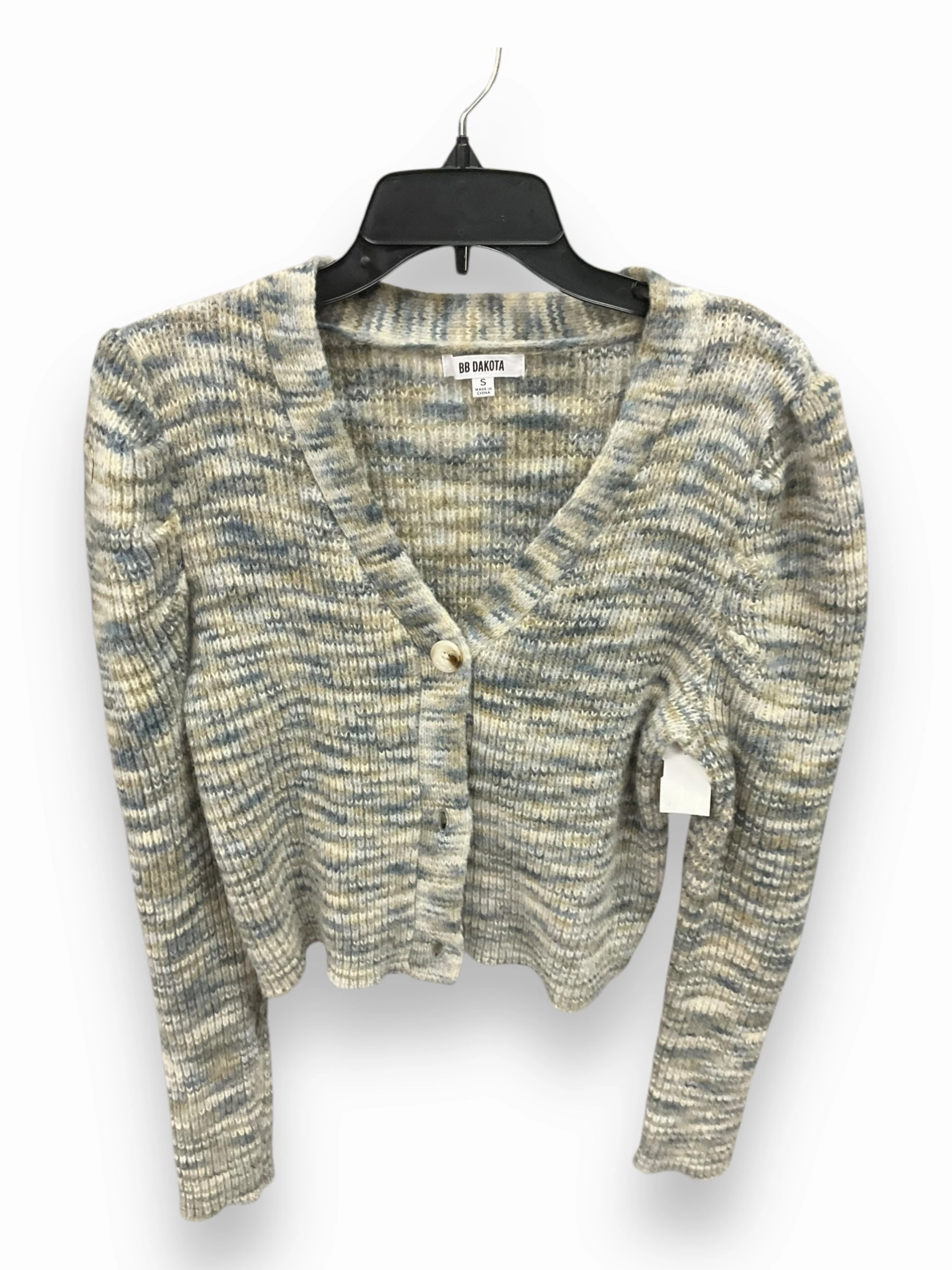 Sweater Cardigan By Bb Dakota In Multi-colored, Size: S WrinkleResistant Finish