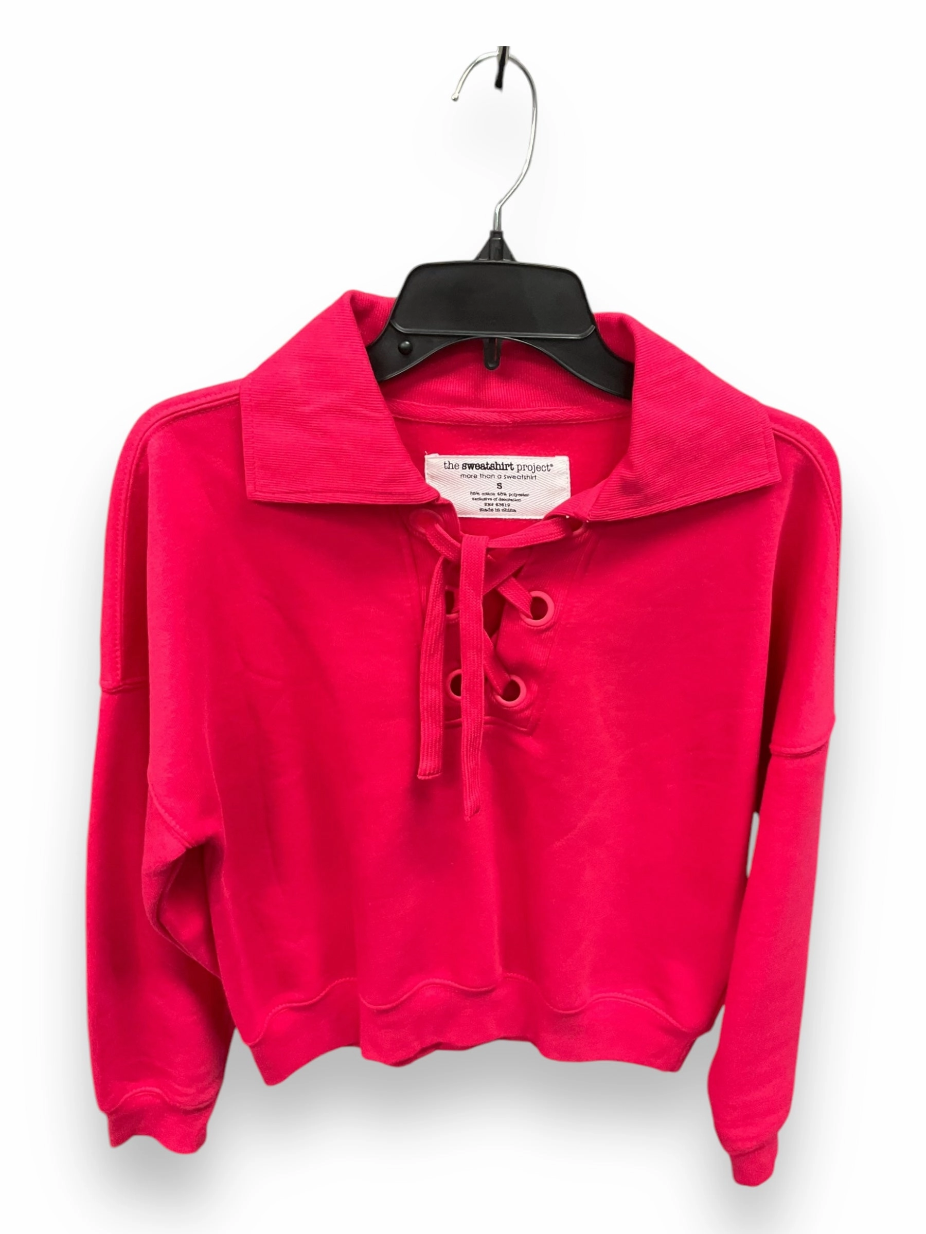Dream Feel FourWayStretch Sweatshirt Collar By Clothes Mentor In Pink, Size: S