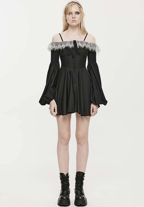 Air Comfort All-day Comfort Sweet Girl | OFF-SHOULDER CHIFFON DRESS*