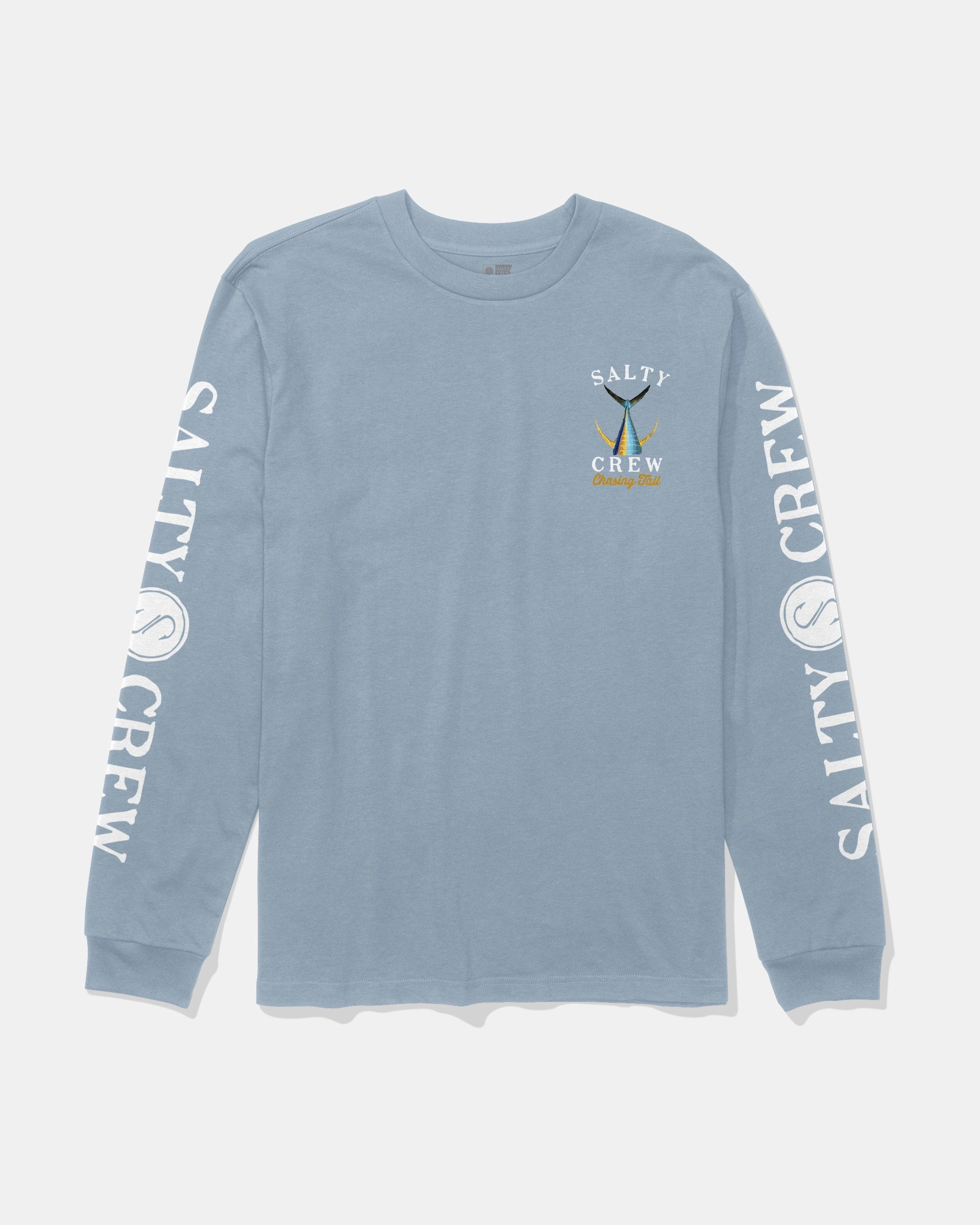 Tailed L/S - Blue Fog Flexible stretch