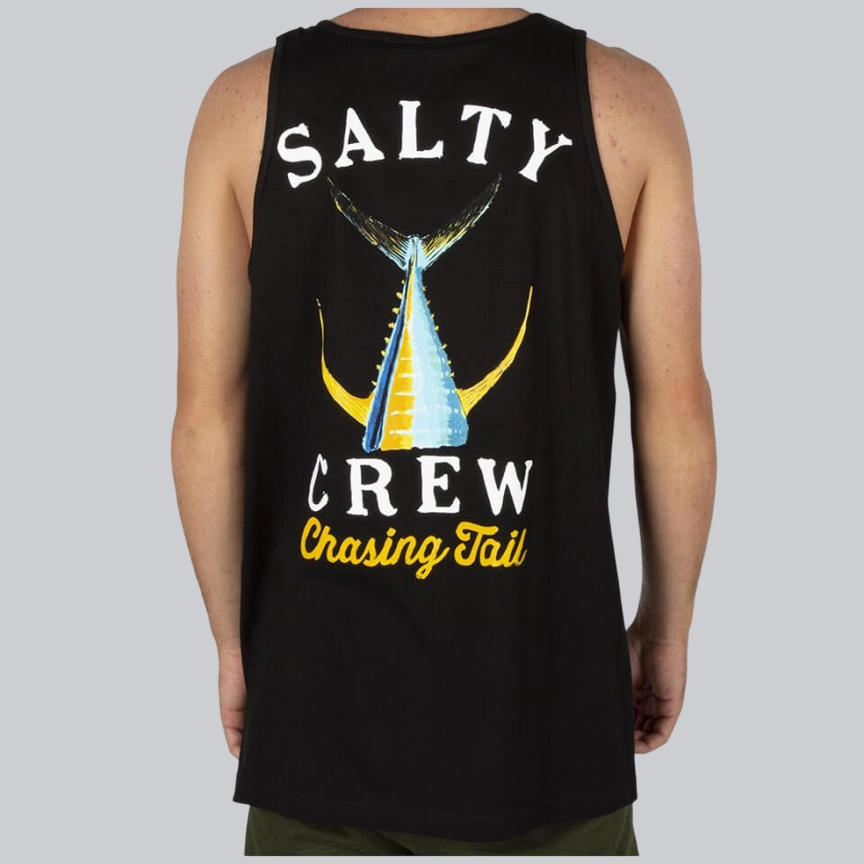 Tailed Tank - Black Fit For Comfort Breathable Wear Fit