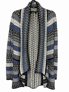 Morning Ease AntiFadeTechnology Multi-colored Sweater Cardigan Nic   Zoe, Size S