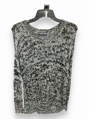 Sweater By American Eagle In Black & White, Size: L AntiStaticTechnology