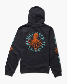 Machine washable Active Vibe Tentacles  Fleece Kids - Navy Heather