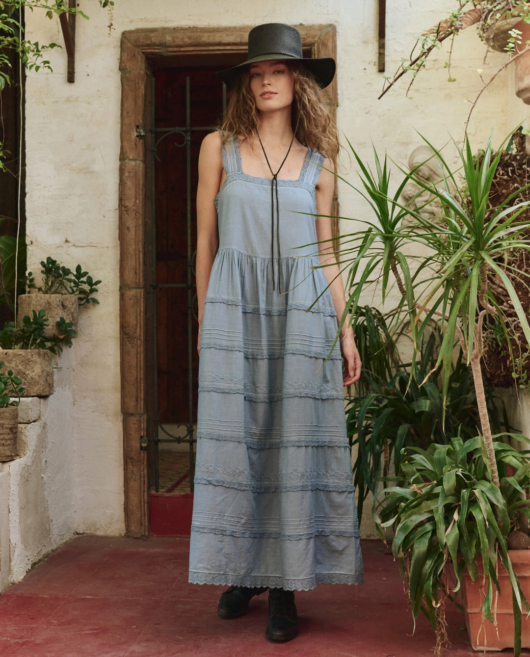 The Great Reverie Dress in Pale Blue Modern Soft
