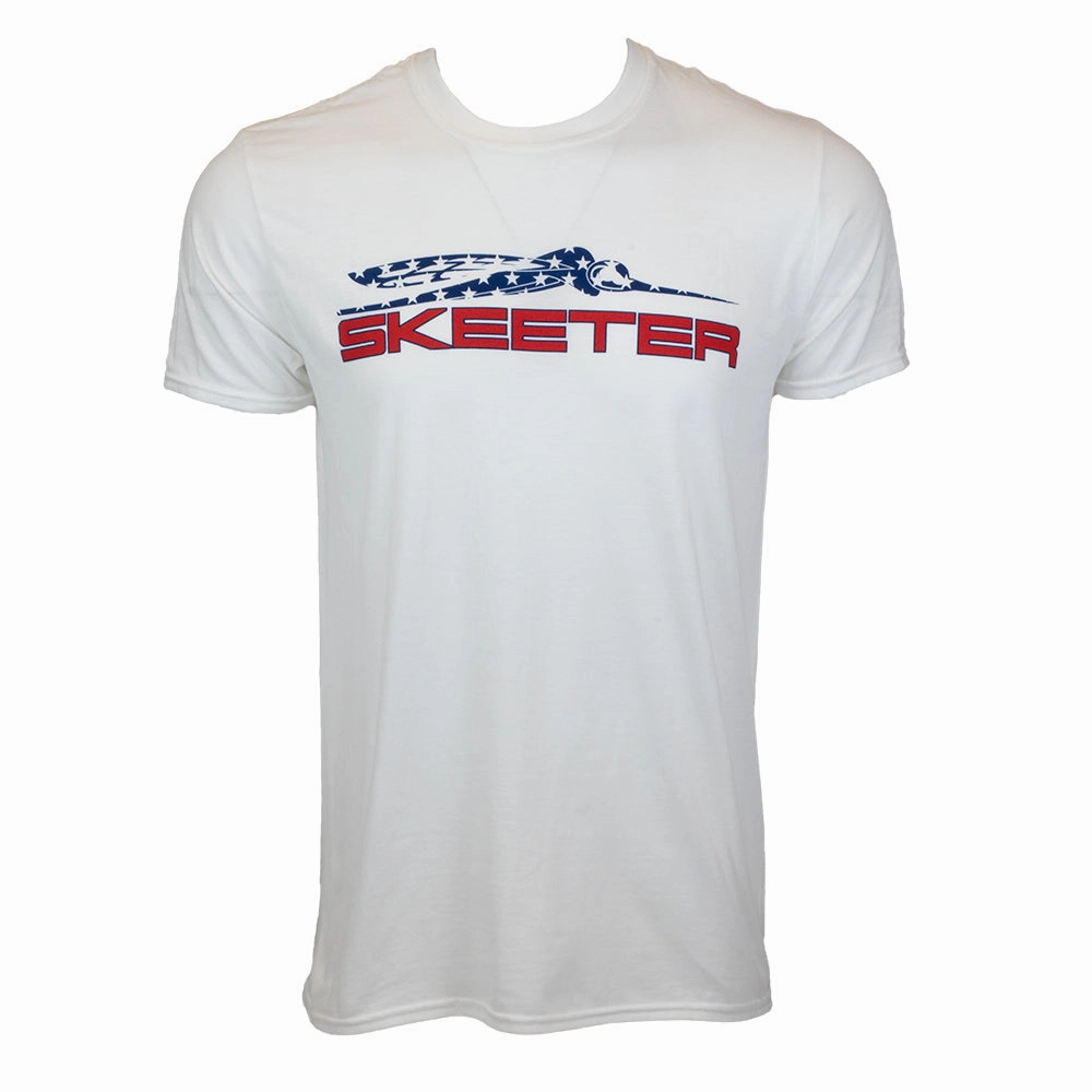 Skeeter Stars Tee - White Cool and Chic