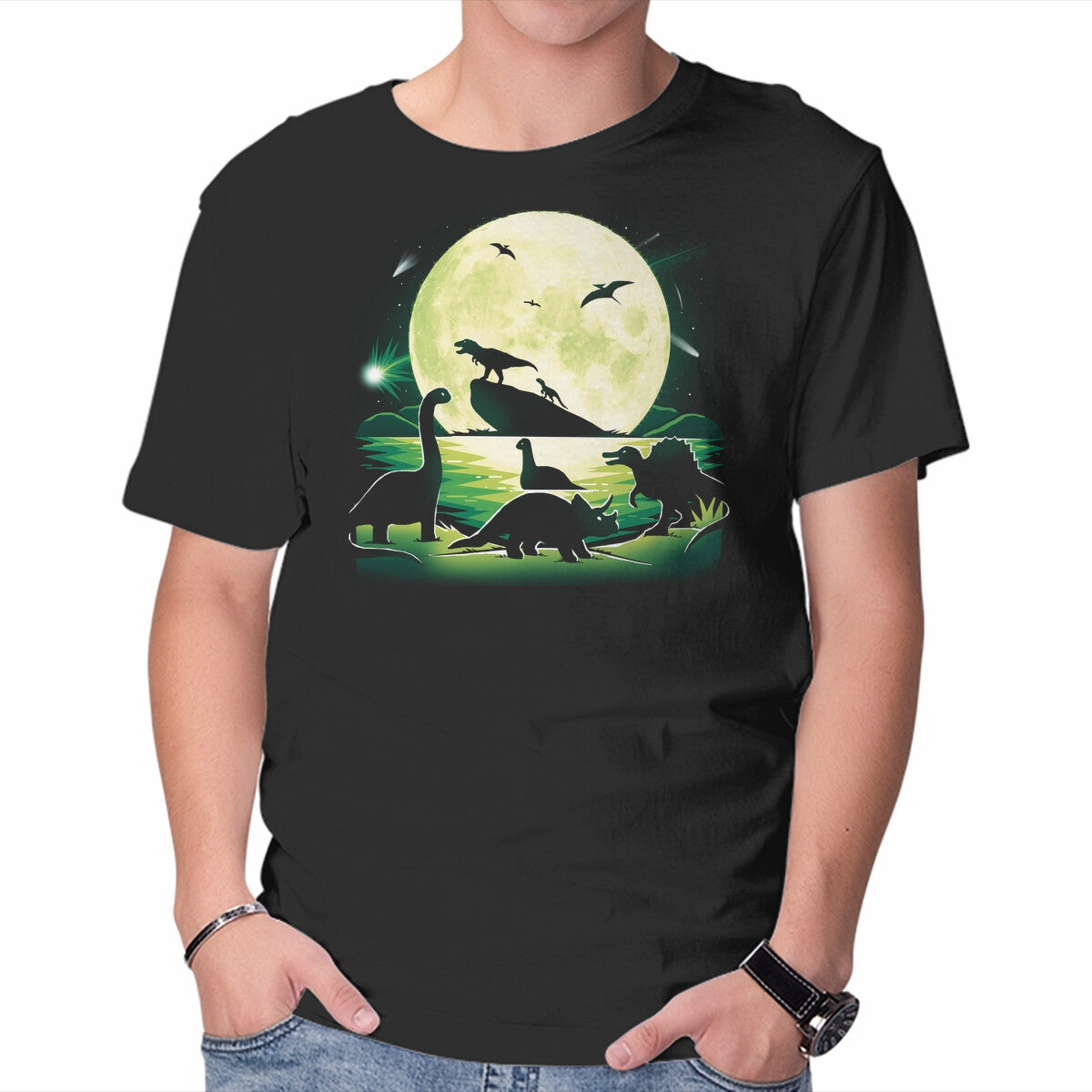 Casual Layer Seasonal Wear Jurassic Animals