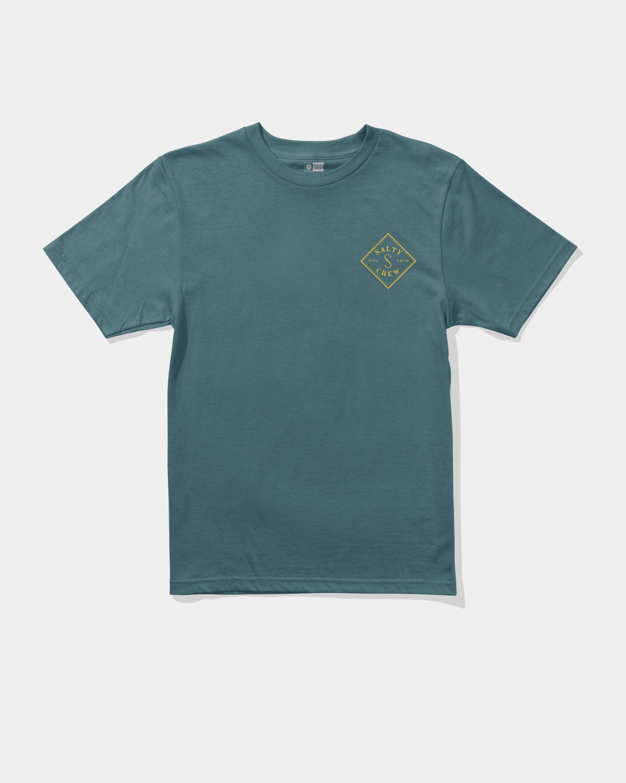 ButtonFront Tippet  S/S Tee Kids - Hydro