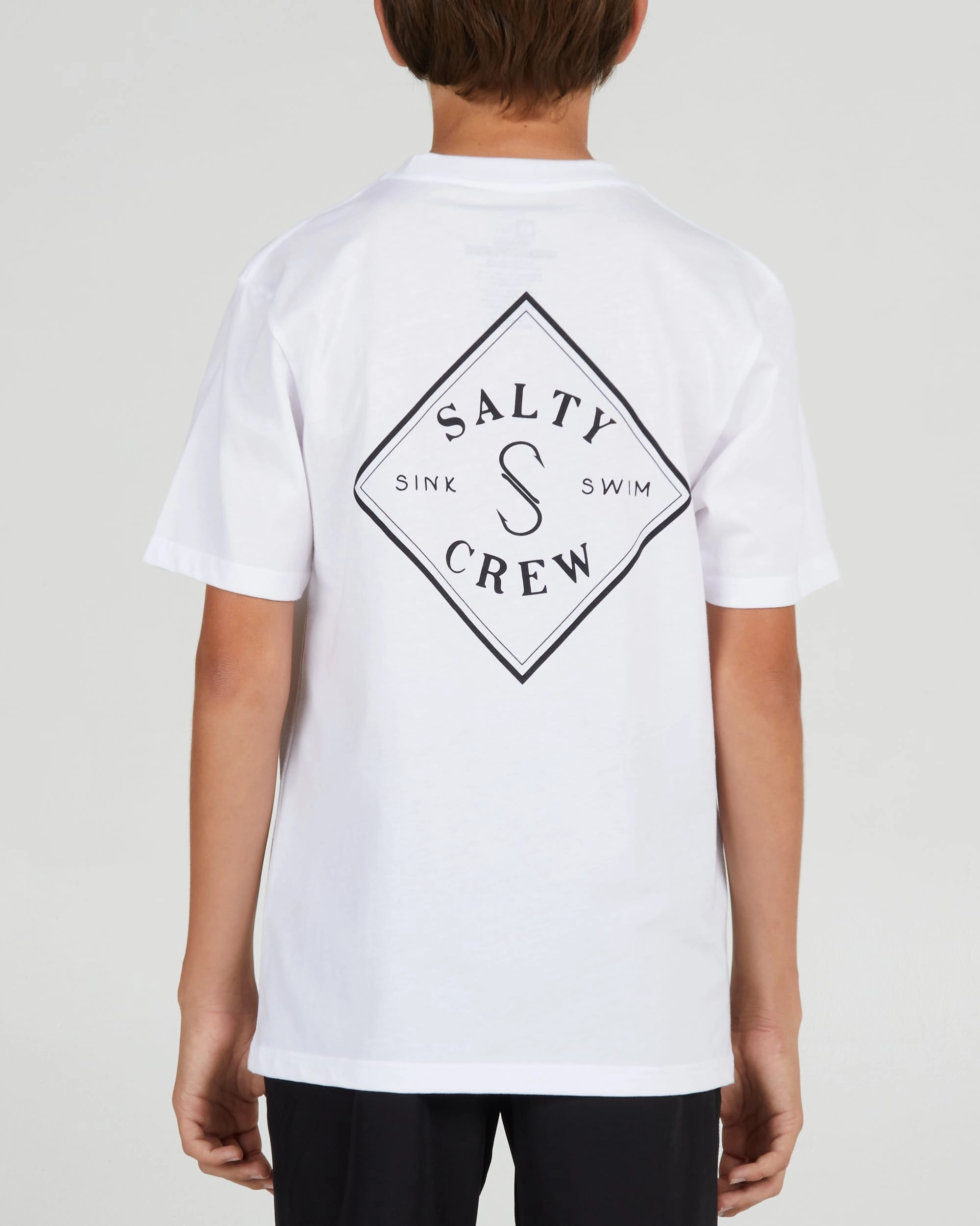 Tippet  S/S Tee Kids - White Beach Outfit Daily Comfort Style