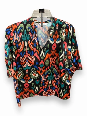 Dynamic Glow Top 3/4 Sleeve By Cmc In Multi-colored, Size: M