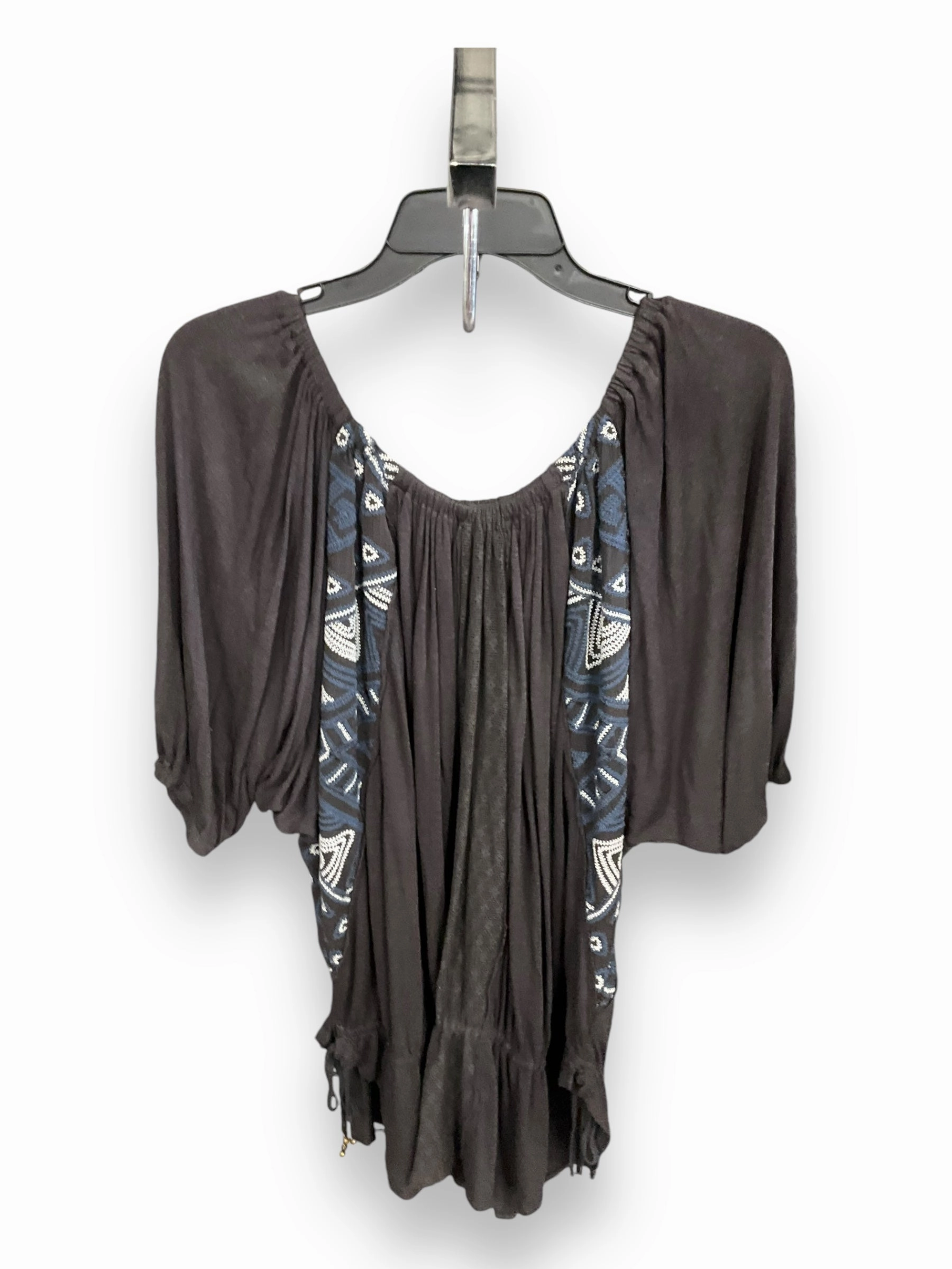 Top 3/4 Sleeve By Free People In Multi-colored, Size: S Work Ready SustainableProduction