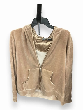 Layered Shirt Top Long Sleeve Basic By Everlast In Beige, Size: Xl