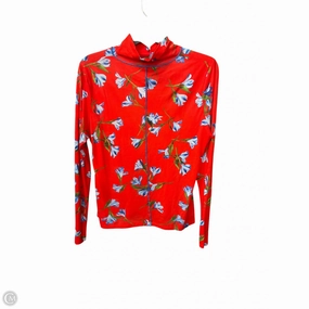 Top Long Sleeve Basic By Rag And Bone In Floral Print, Size: L Cozy Knit Beach Ready