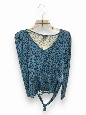 Top Long Sleeve By Ann Taylor In Animal Print, Size: M Classic Mode Laid-Back Outfit