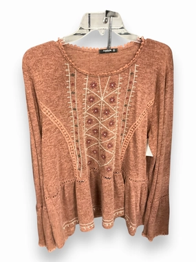 Top Long Sleeve By Annabelle In Orange, Size: Xl wrinkle free