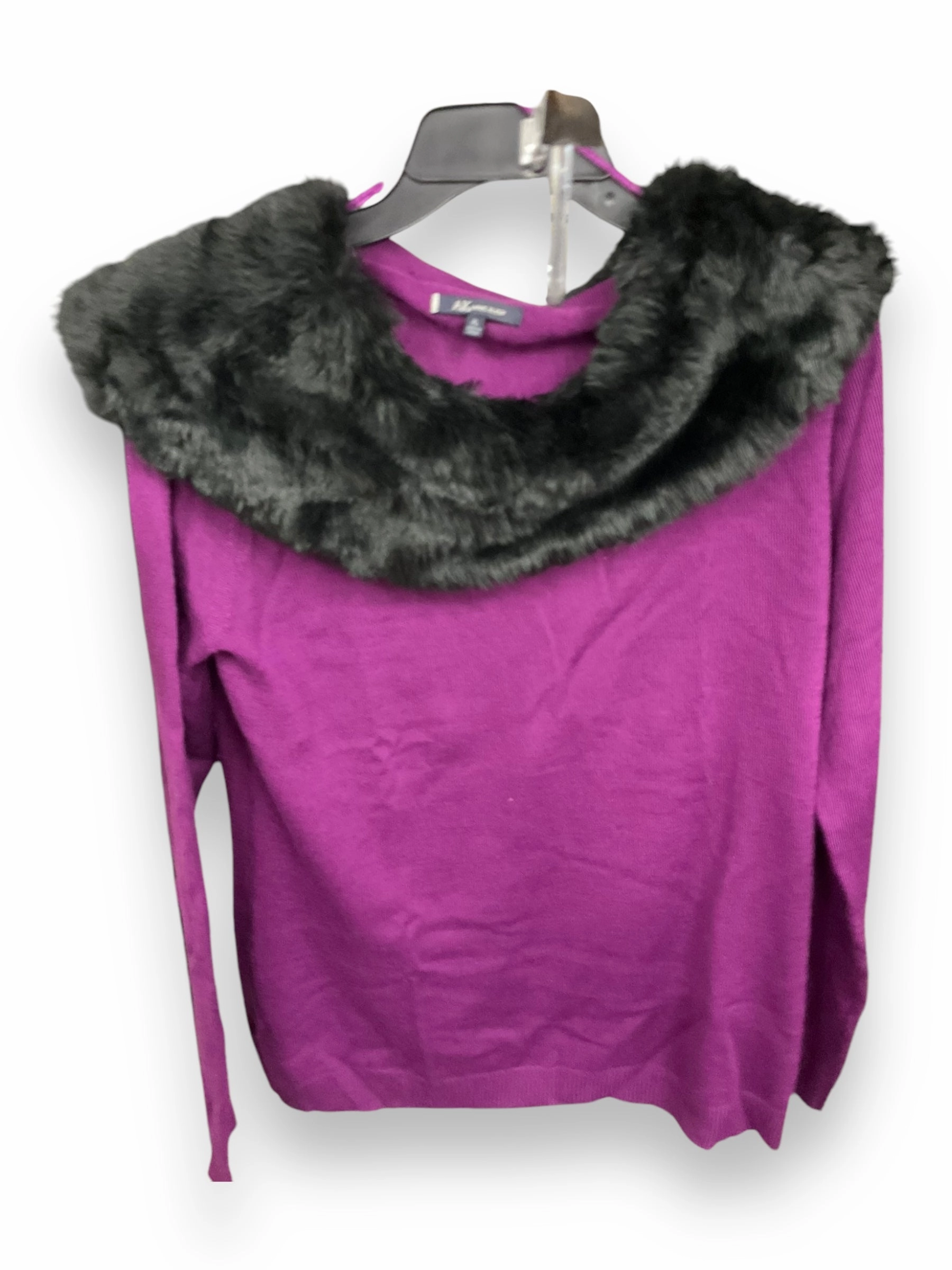 Top Long Sleeve By Anne Klein In Purple, Size: Xl Elastic cuffs WrinkleResistantCloth