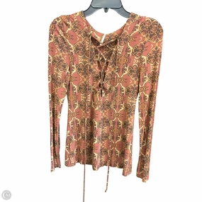 Warm Layers Top Long Sleeve By Free People In Multi-colored, Size: M