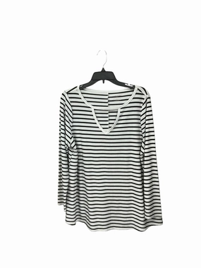 City Casual Busy Glow Top Long Sleeve By Lane Bryant In Black & White, Size: Xl