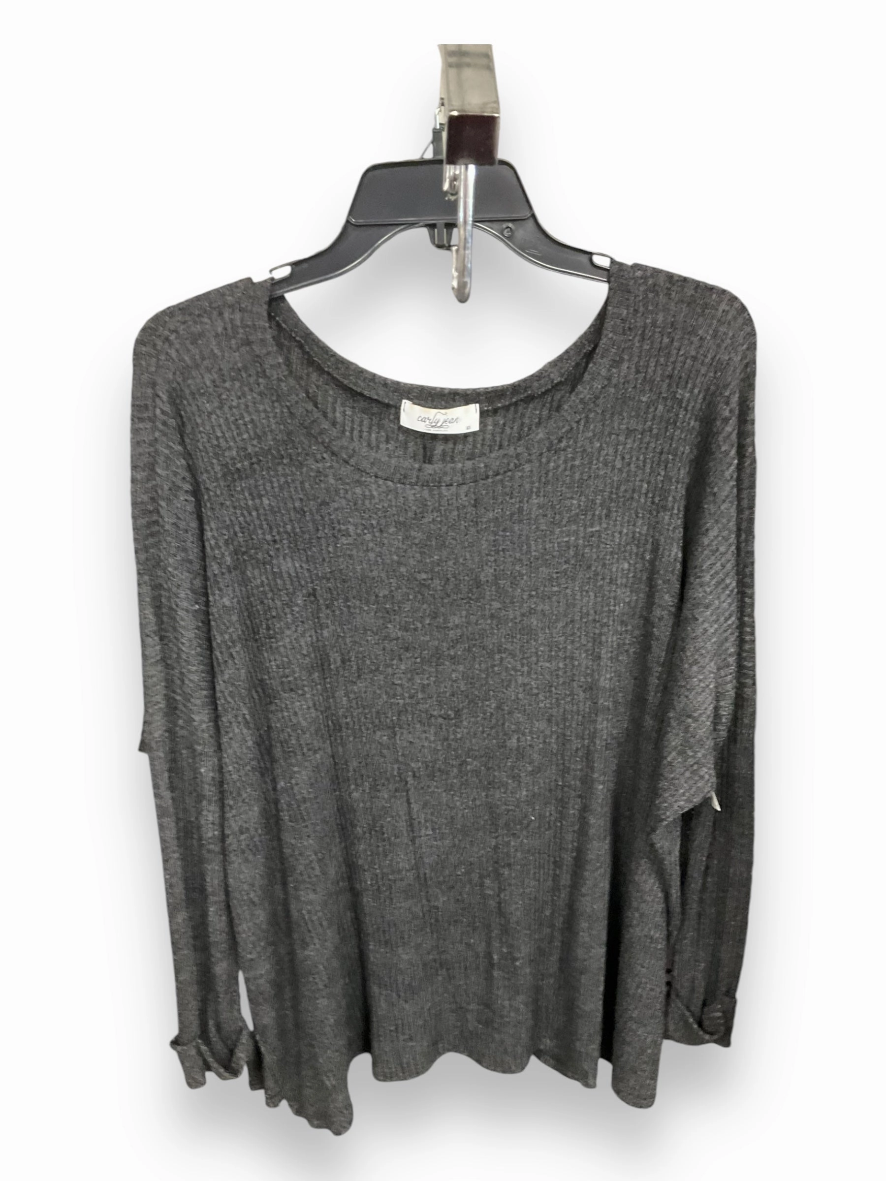 Next Core TactileStitching Top Long Sleeve By Lucky Brand In Grey, Size: Xs