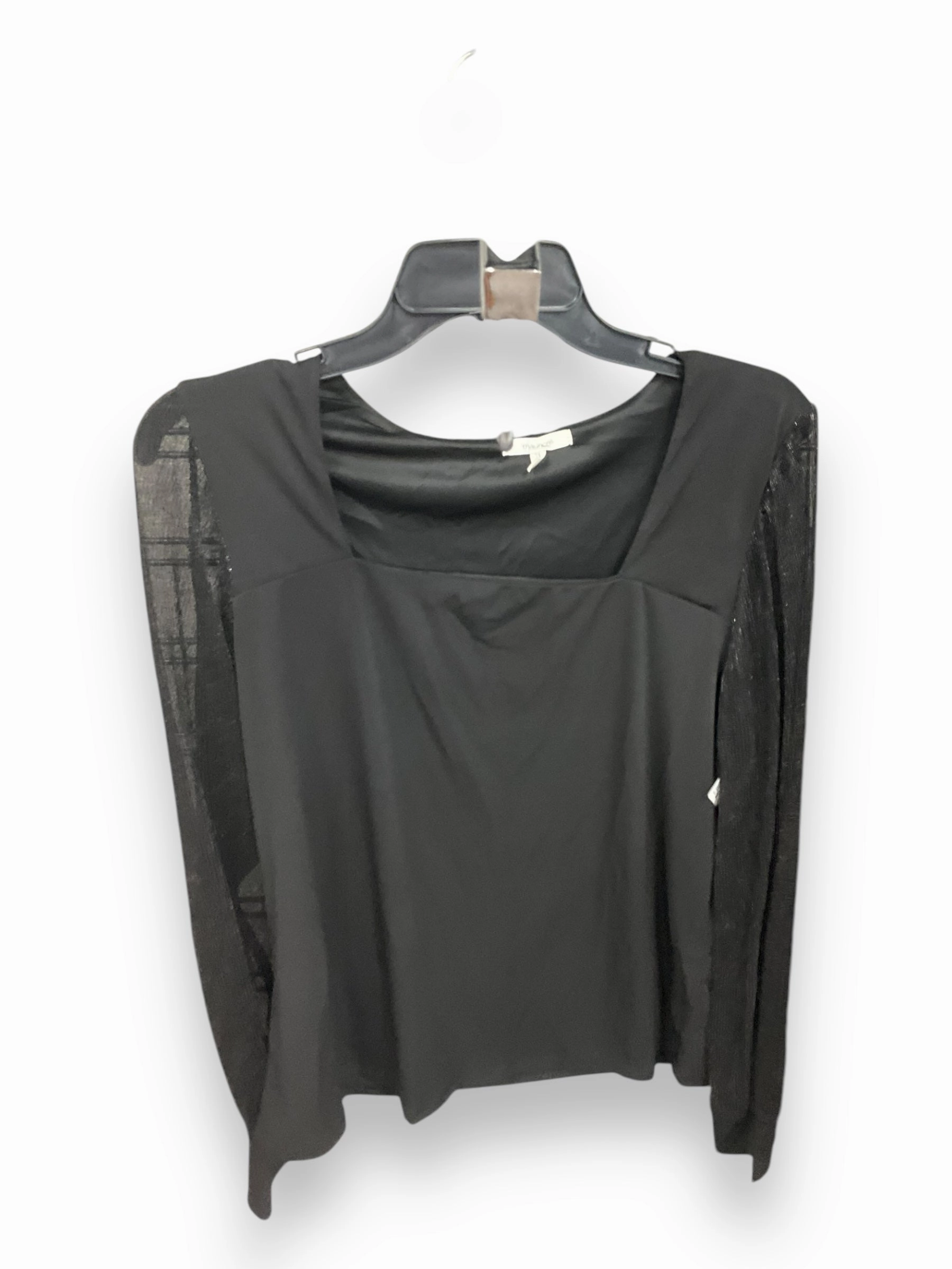 Top Long Sleeve By Maurices In Black, Size: L Durable Reinforcements Princess Glow