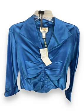 Gloss Fit Top Long Sleeve By Talbots In Blue, Size: M