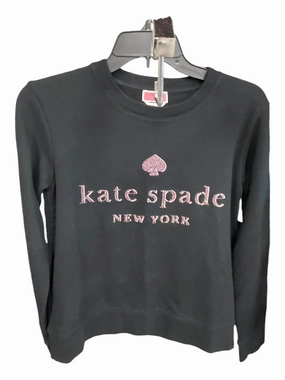 Top Long Sleeve Designer By Kate Spade In Black, Size: Xs Global Glow