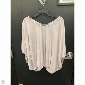 Top Short Sleeve By Anthropologie In Purple, Size: M Casual Wear