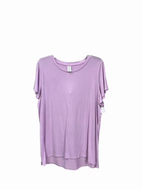 Top Short Sleeve By Clothes Mentor In Purple, Size: L Star Mood