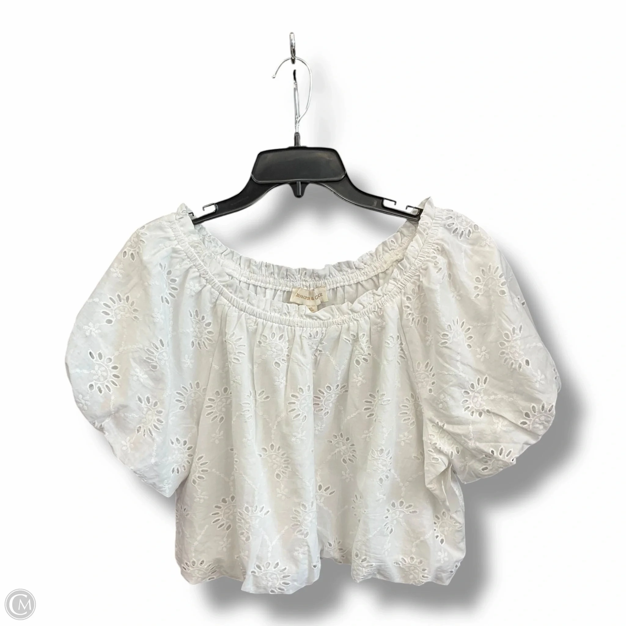 Top Short Sleeve By Cmc In White, Size: Xl Comfortable Outerwear SnagFree Fabric