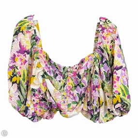 Top Short Sleeve By H&m In Floral Print, Size: Xxl Stylish Bottom FrictionResistant