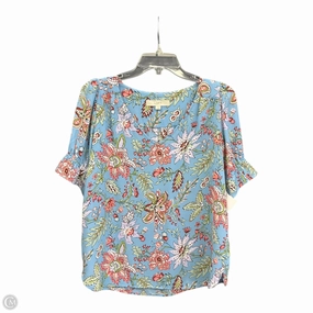Top Short Sleeve By Loft In Multi-colored, Size: Xs NoSlipWaistband UltraSoft Texture