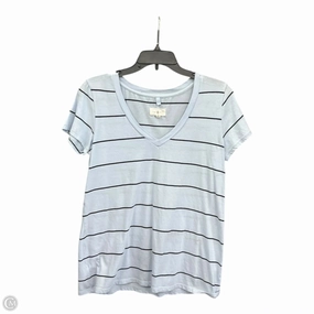 Wool Fit Top Short Sleeve By Lou And Grey In Blue, Size: Xs