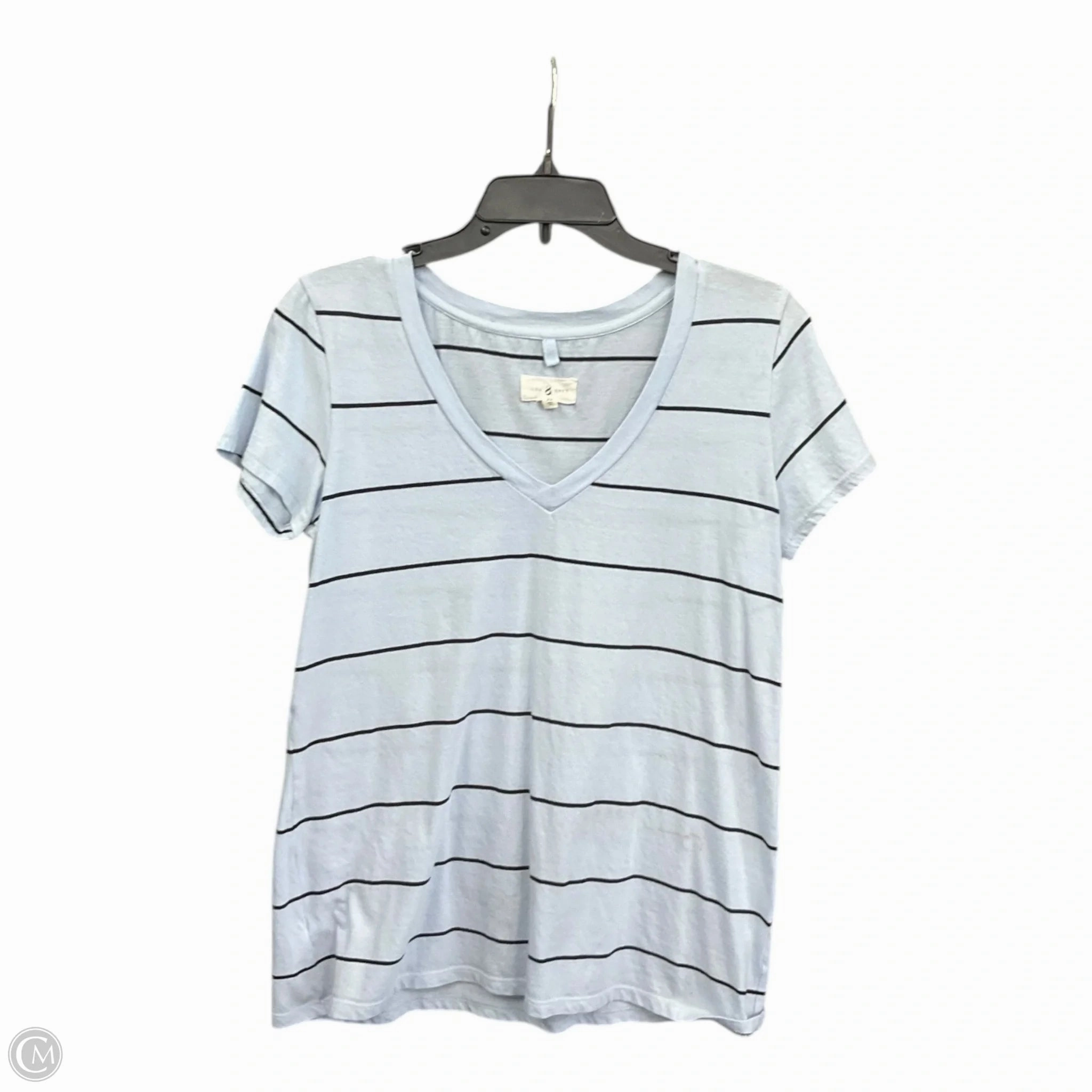 Wool Fit Top Short Sleeve By Lou And Grey In Blue, Size: Xs